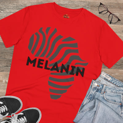 Melanin Grey Continent of Africa Shirt