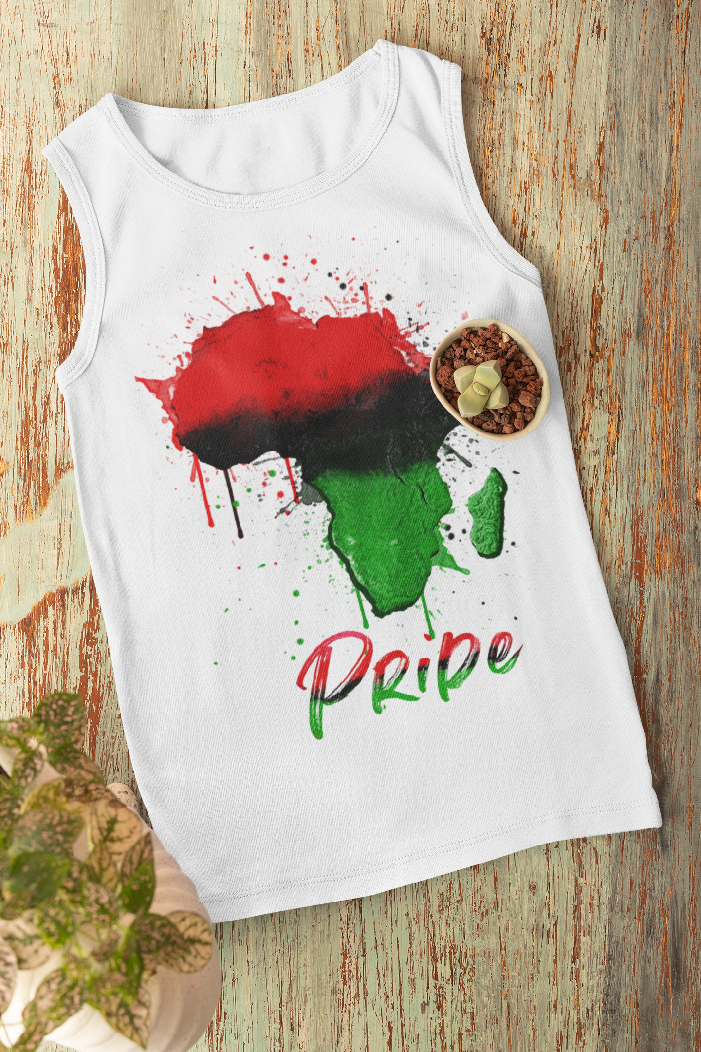 Pan African Pride | RBG | Unisex Tank Top JUNETEENTH | Organic Sustainable T-Shirt