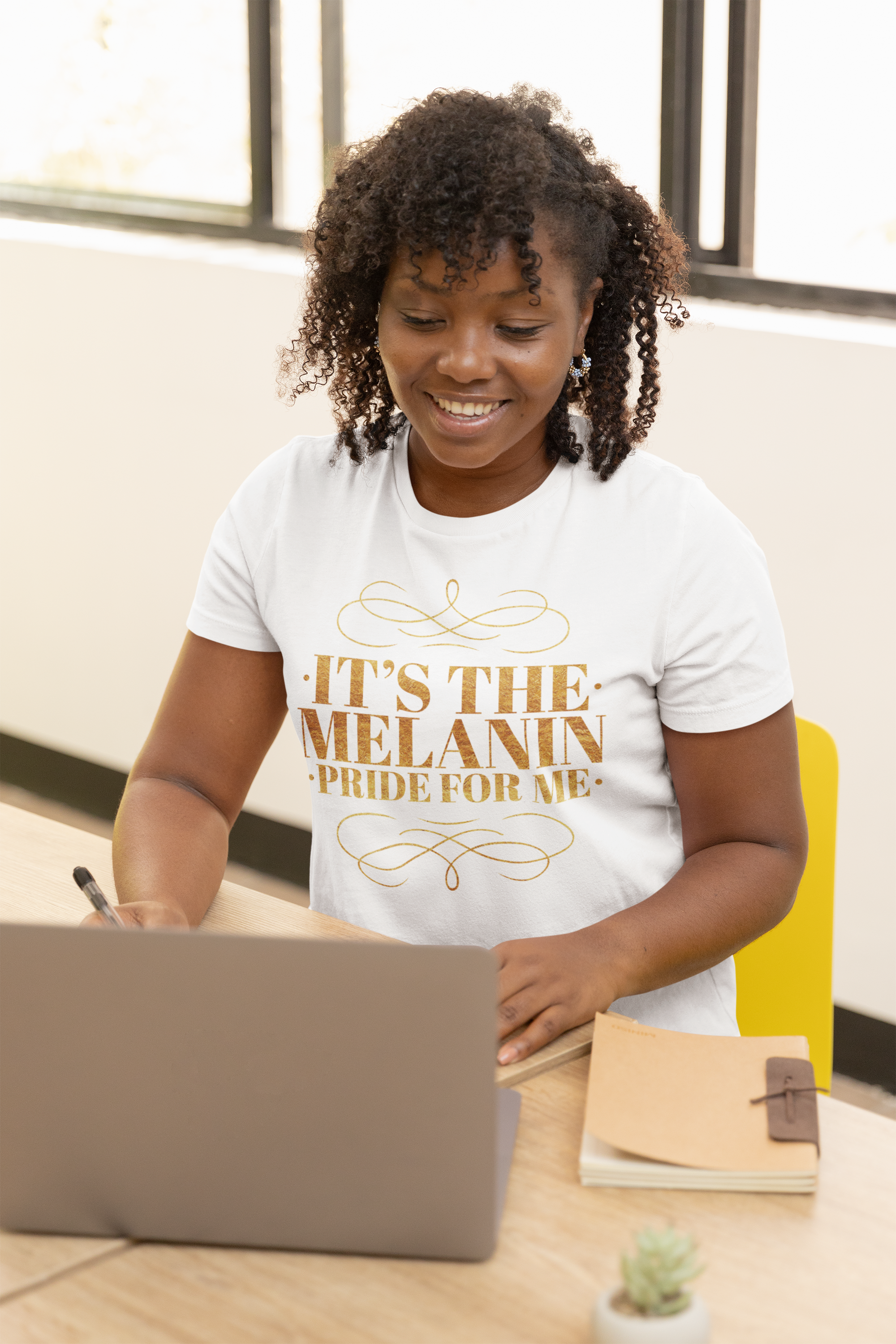 Its The MELANIN Pride For Me | Unisex Gold Lettering